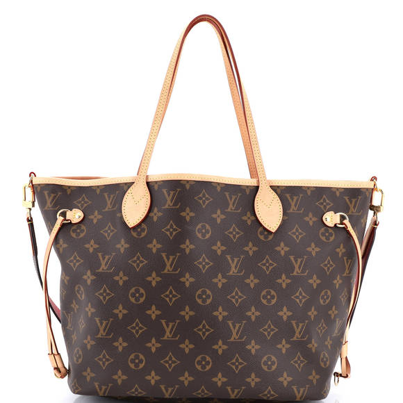 Louis Vuitton MM Neverfull Bandouliere Inside Out Monogram Canvas and Textile - Picture 1 of 6